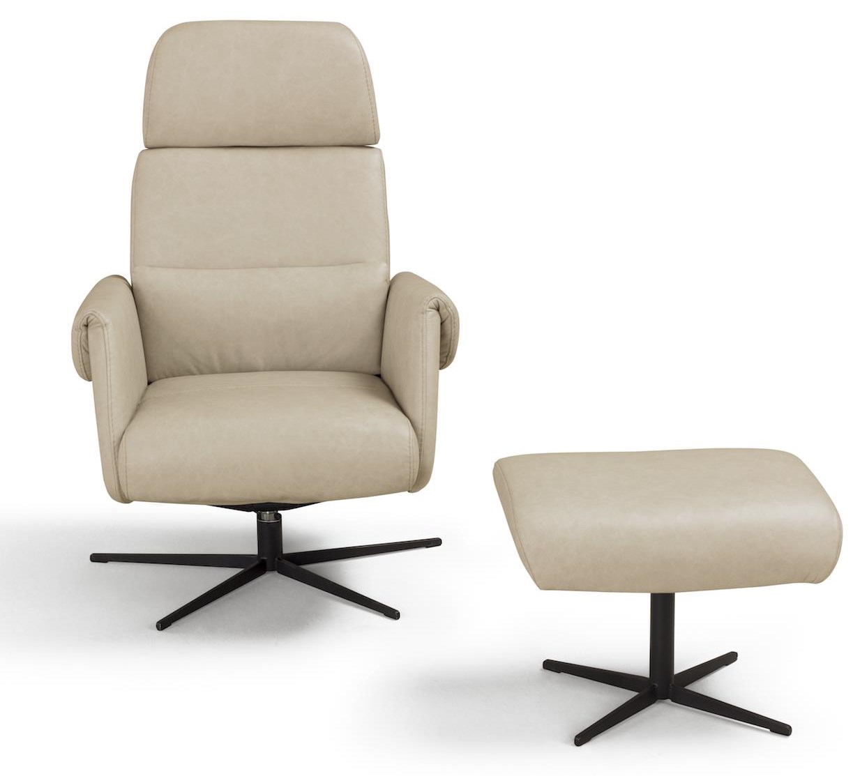 Donald Choi Canada Recliner 199.500615 Licia Recliner with Ottoman